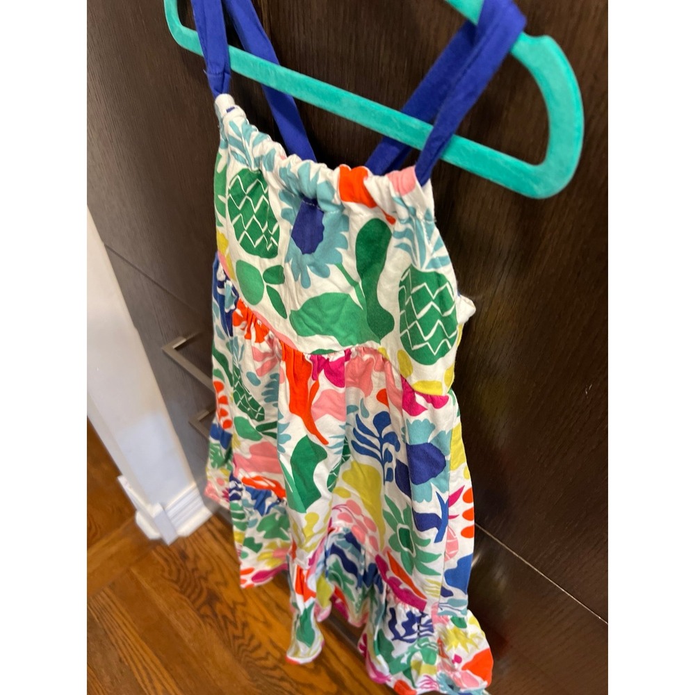 Mini Boden Tiered Jersey Maxi Dress with a floral print girls 5-6 - Picture 2 of 4